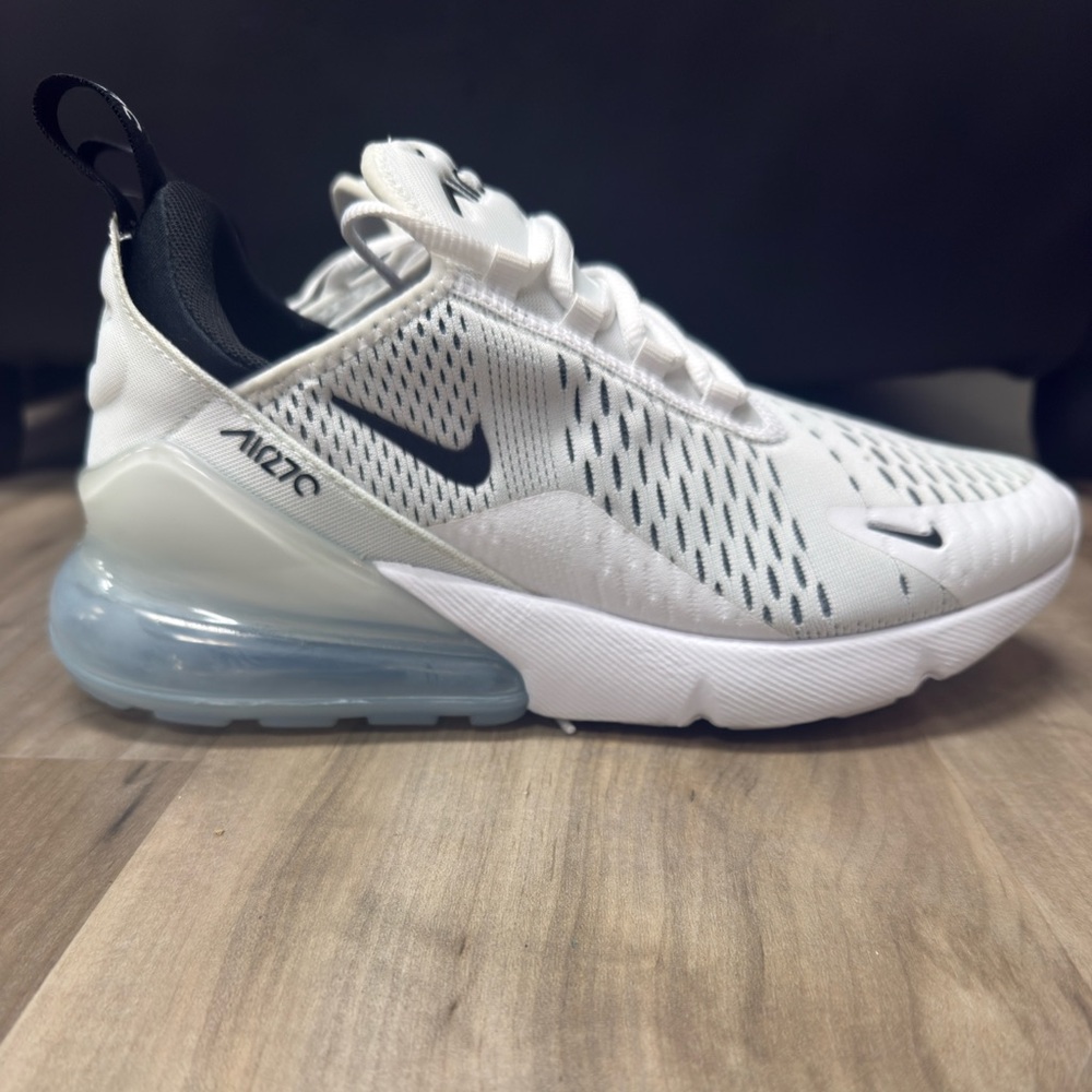 Nike Air Max 270 White and Black Sneakers